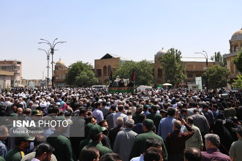 تشییع پیکر آیت الله غیاث‌الدین طه محمدی در همدان