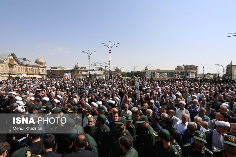 تشییع پیکر آیت الله غیاث‌الدین طه محمدی در همدان