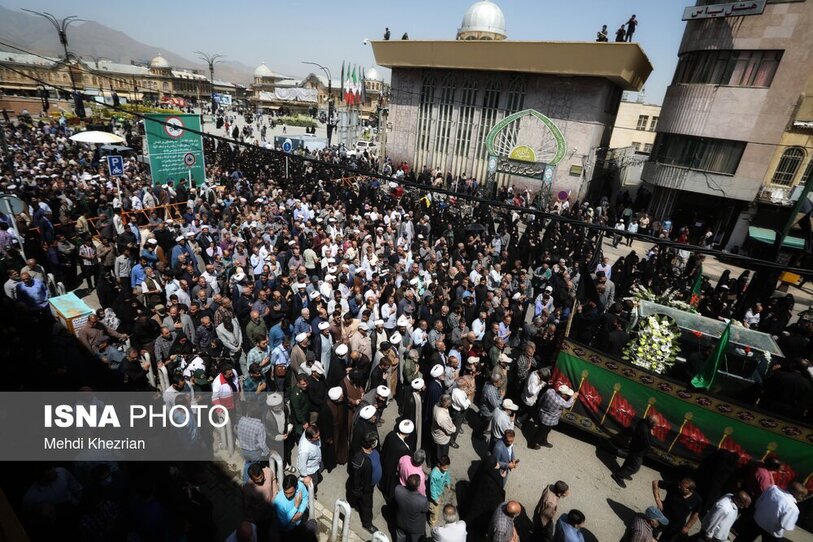 تشییع پیکر آیت الله غیاث‌الدین طه محمدی در همدان